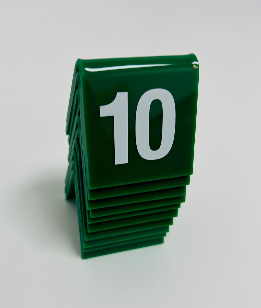 Green Table Numbers 1-10 image 1